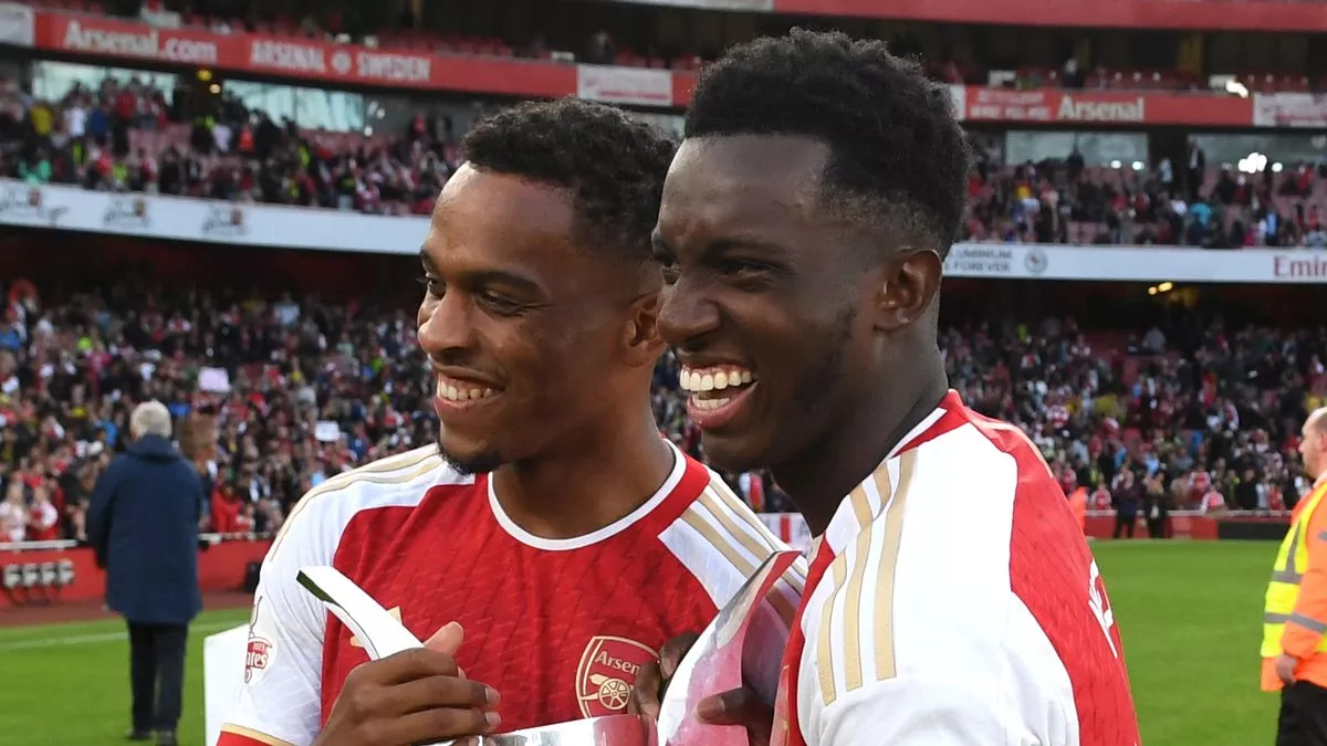 Eddie Nketiah sends message to Jurrien Timber following Arsenal home debut